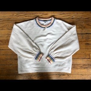 Madewell Rainbow Trim Top